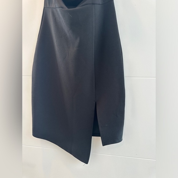 Privy black off the should bodycon formal mini dress wedding event or party M - Picture 8 of 12